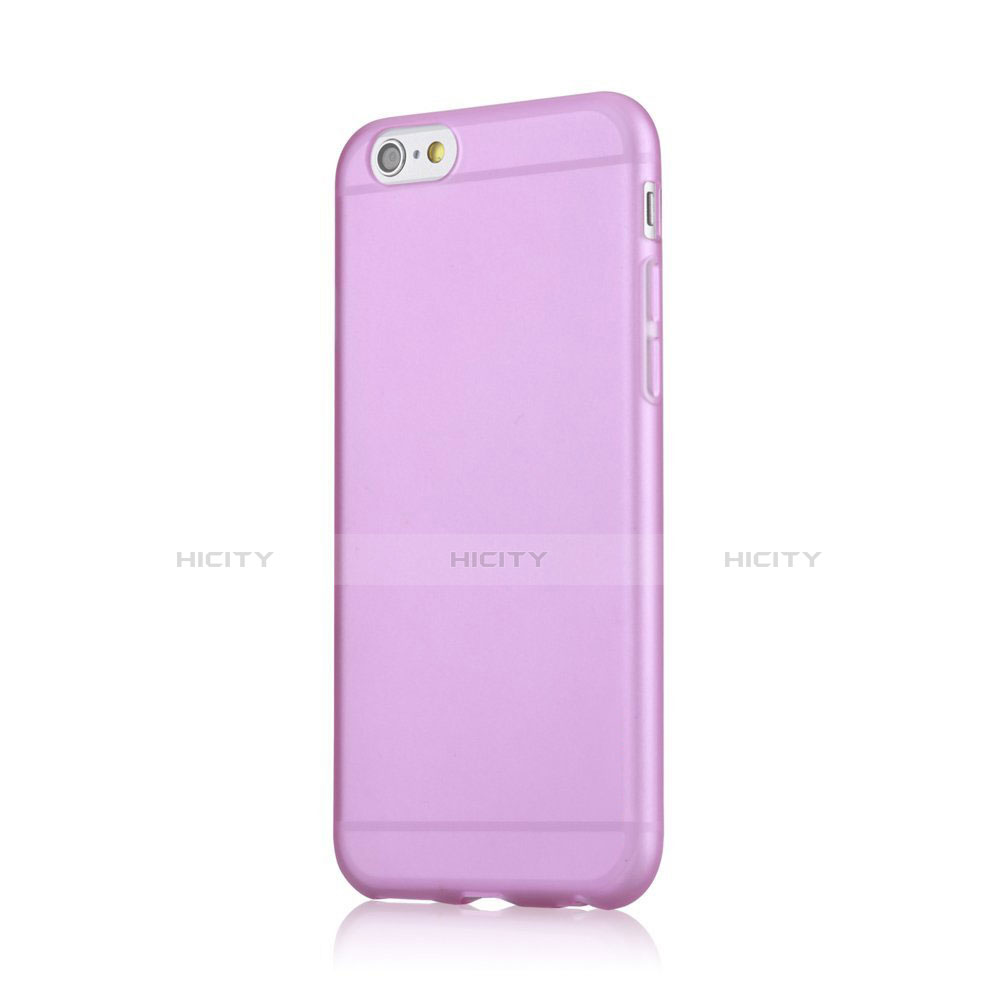 Etui TPU Souple Mat pour Apple iPhone 6 Plus Violet Plus