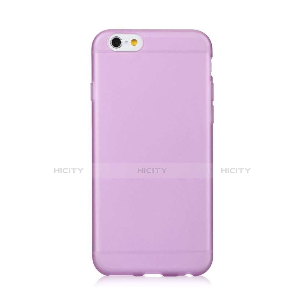 Etui TPU Souple Mat pour Apple iPhone 6 Plus Violet Plus