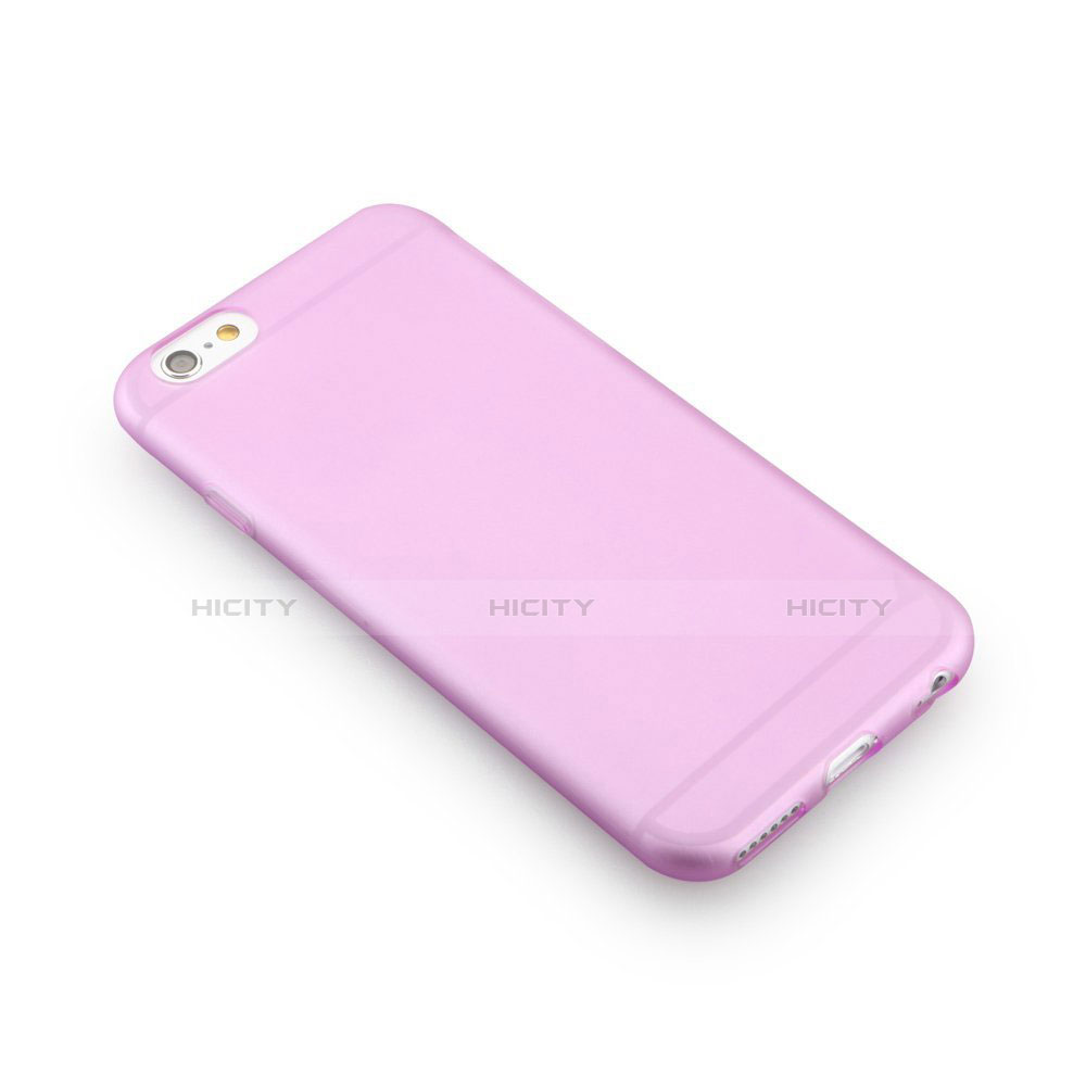 Etui TPU Souple Mat pour Apple iPhone 6 Plus Violet Plus