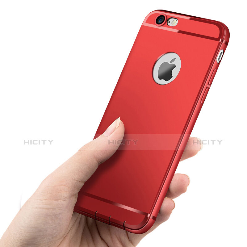 Etui Ultra Fine Silicone Souple pour Apple iPhone 6S Rouge Plus