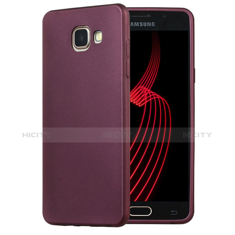 Etui Ultra Fine Silicone Souple pour Samsung Galaxy A5 (2016) SM-A510F Violet Plus