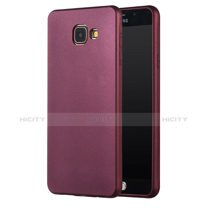 Etui Ultra Fine Silicone Souple pour Samsung Galaxy A5 (2017) Duos Rouge Plus