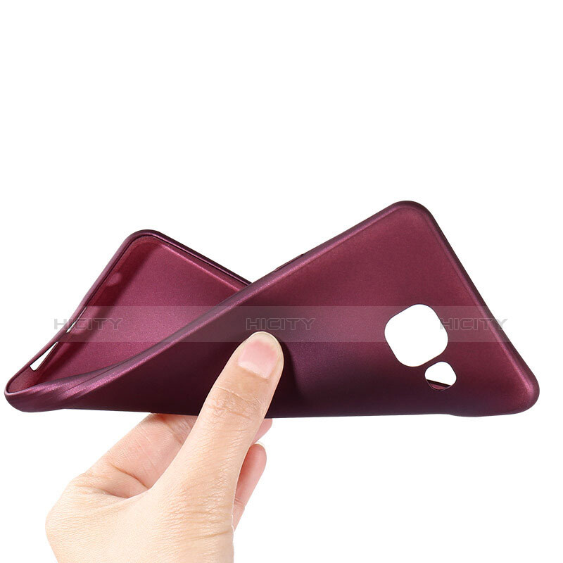 Etui Ultra Fine Silicone Souple pour Samsung Galaxy A7 (2016) A7100 Violet Plus