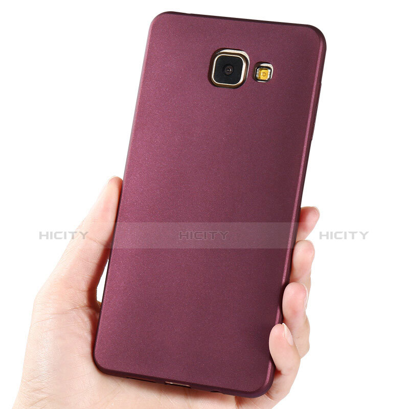 Etui Ultra Fine Silicone Souple pour Samsung Galaxy A7 (2016) A7100 Violet Plus