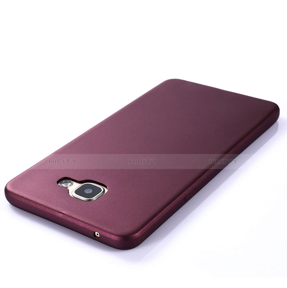 Etui Ultra Fine Silicone Souple pour Samsung Galaxy A9 Pro (2016) SM-A9100 Violet Plus