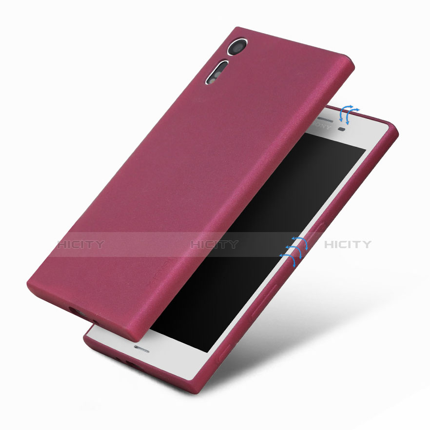 Etui Ultra Fine Silicone Souple pour Sony Xperia XZs Rouge Plus