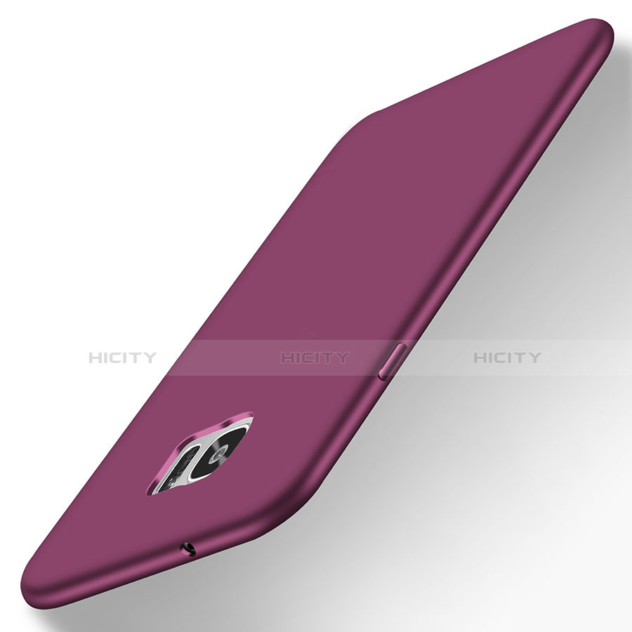 Etui Ultra Fine Silicone Souple R03 pour Samsung Galaxy S7 Edge G935F Violet Plus