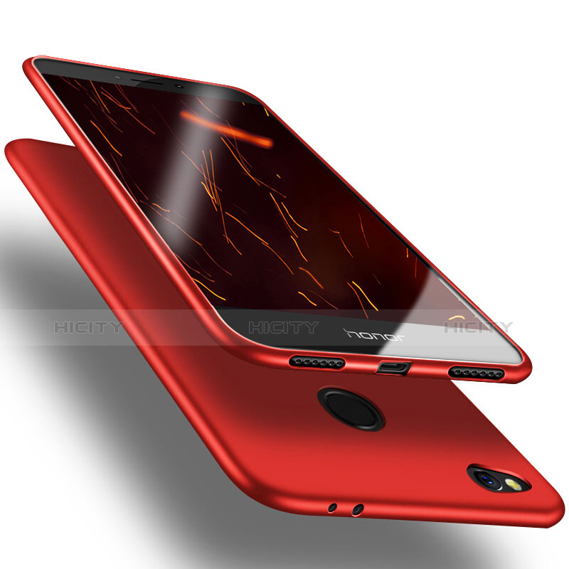 Etui Ultra Fine Silicone Souple S02 pour Huawei Honor 8 Lite Rouge Plus