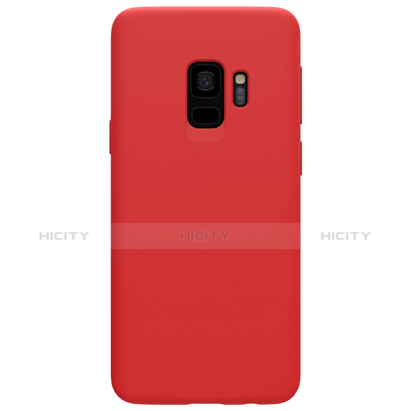 Etui Ultra Fine Silicone Souple S03 pour Samsung Galaxy S9 Rouge Plus