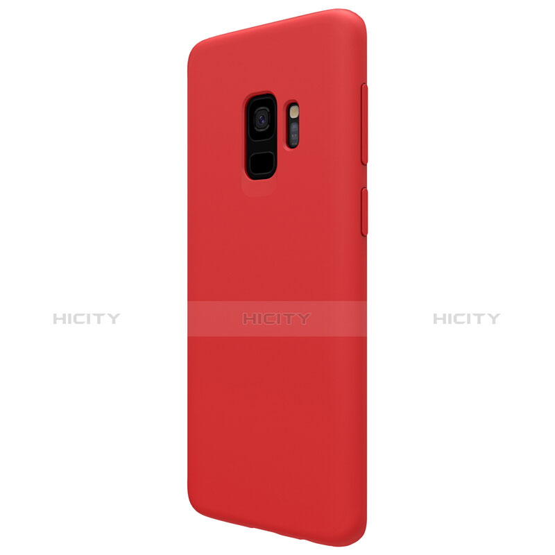 Etui Ultra Fine Silicone Souple S03 pour Samsung Galaxy S9 Rouge Plus