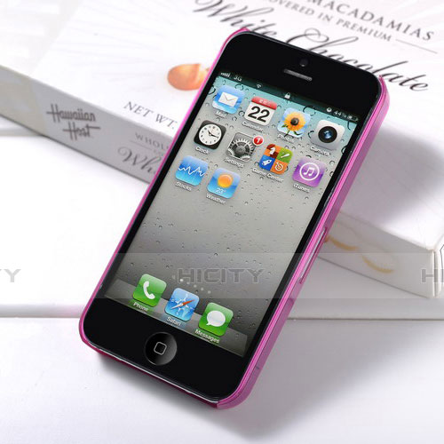 Etui Ultra Fine TPU Souple Transparente Mat pour Apple iPhone 4S Rose Plus