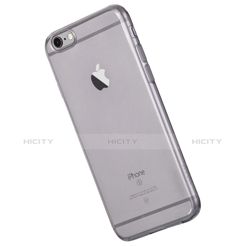 Etui Ultra Fine TPU Souple Transparente pour Apple iPhone 6S Plus Gris Plus