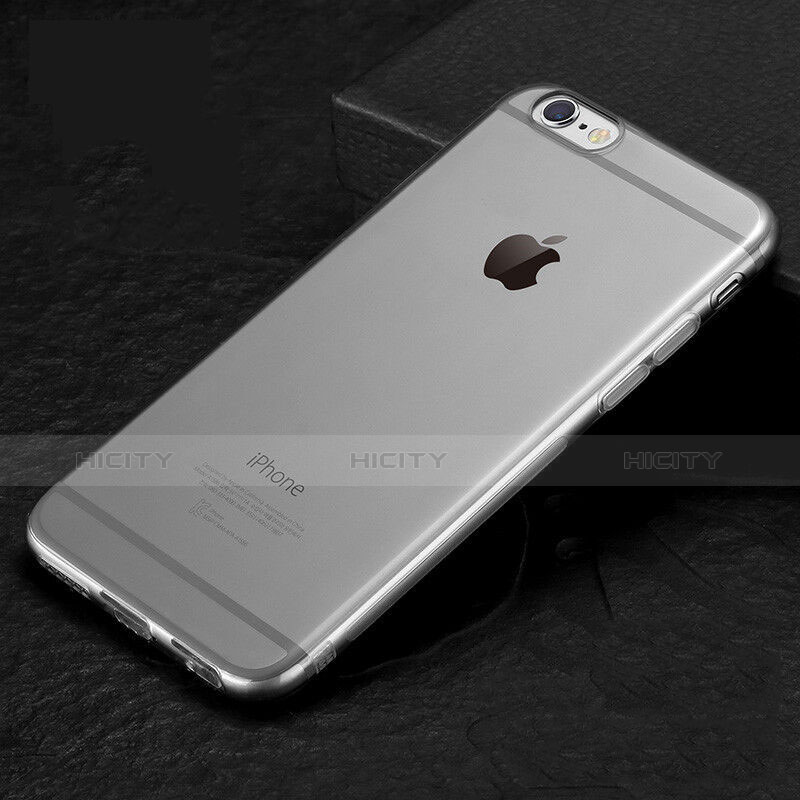 Etui Ultra Fine TPU Souple Transparente pour Apple iPhone 6S Plus Gris Plus