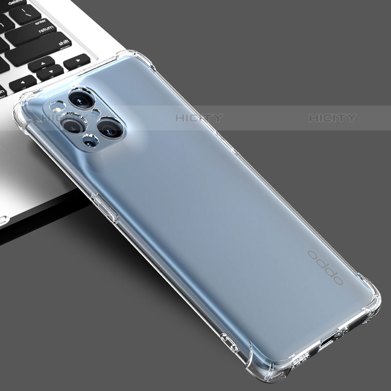 Etui Ultra Fine TPU Souple Transparente T02 pour Oppo Find X3 Pro 5G Clair Plus