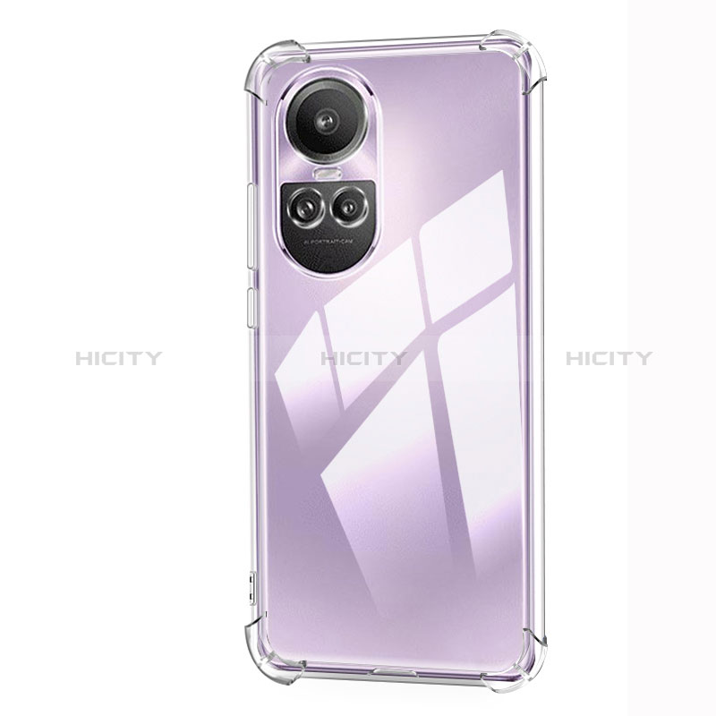 Etui Ultra Fine TPU Souple Transparente T02 pour Oppo Reno10 Pro 5G Clair Plus