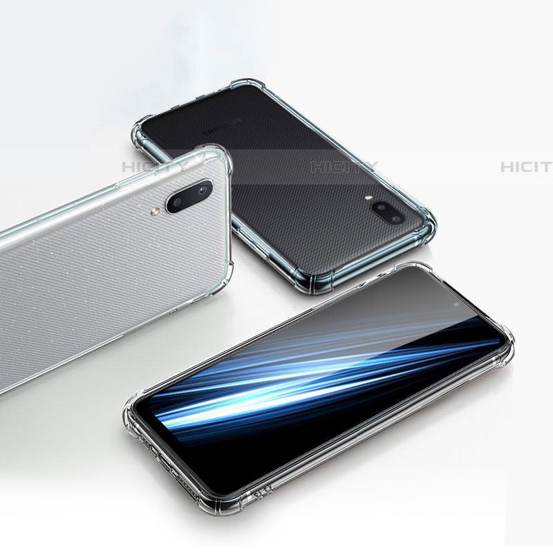 Etui Ultra Fine TPU Souple Transparente T02 pour Samsung Galaxy A01 SM-A015 Clair Plus