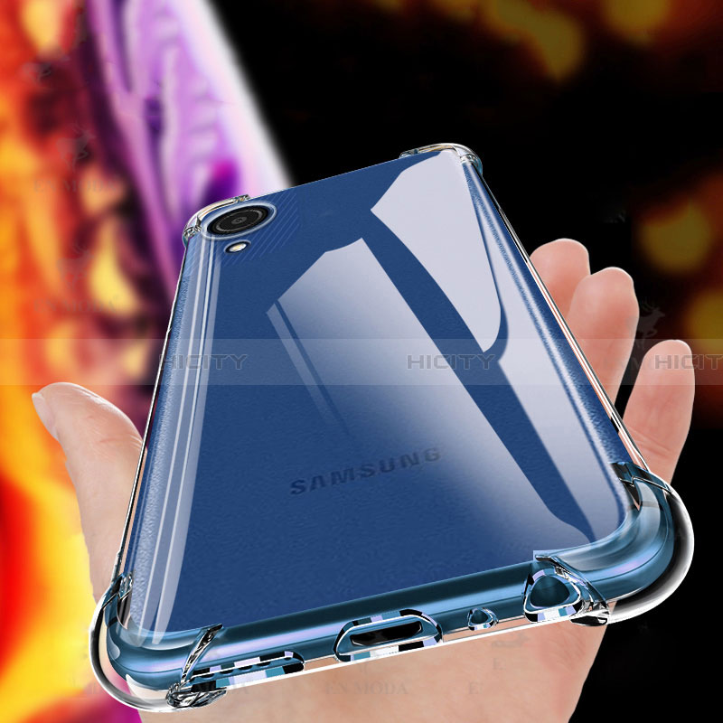 Etui Ultra Fine TPU Souple Transparente T02 pour Samsung Galaxy A03 Core Clair Plus