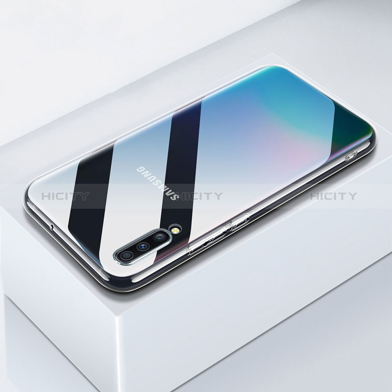 Etui Ultra Fine TPU Souple Transparente T02 pour Samsung Galaxy A70 Clair Plus