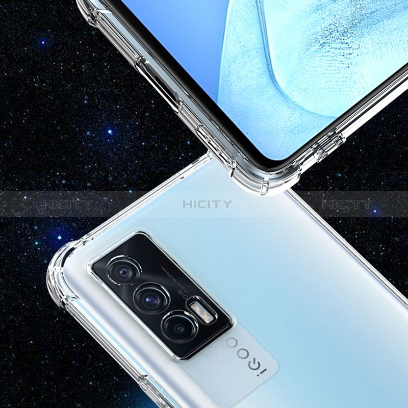 Etui Ultra Fine TPU Souple Transparente T02 pour Vivo iQOO 7 India 5G Clair Plus