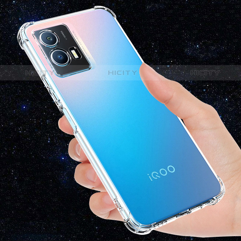 Etui Ultra Fine TPU Souple Transparente T02 pour Vivo iQOO U5 5G Clair Plus