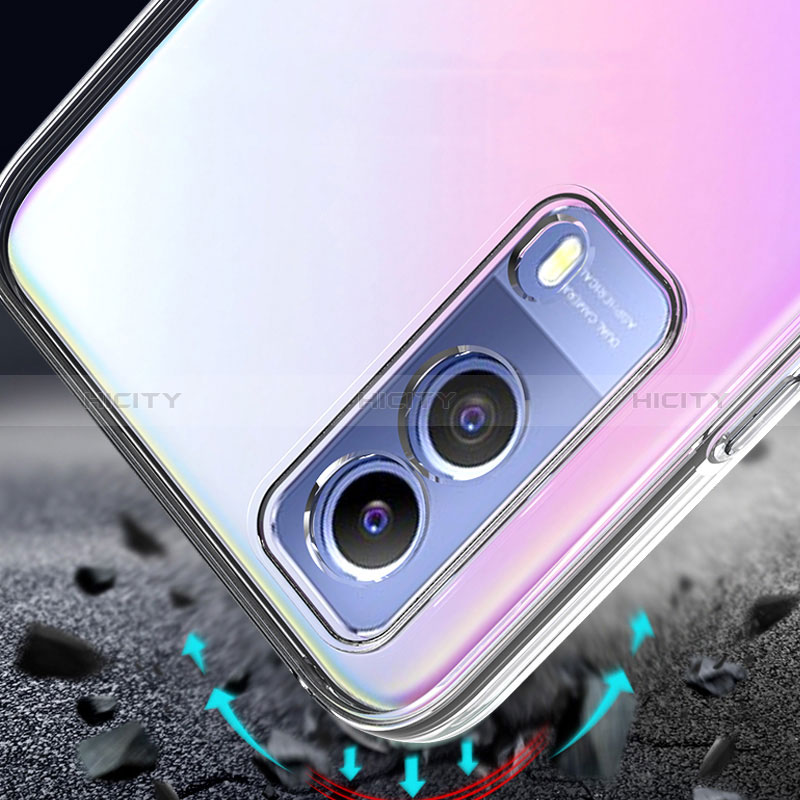 Etui Ultra Fine TPU Souple Transparente T02 pour Vivo T1x 5G Clair Plus