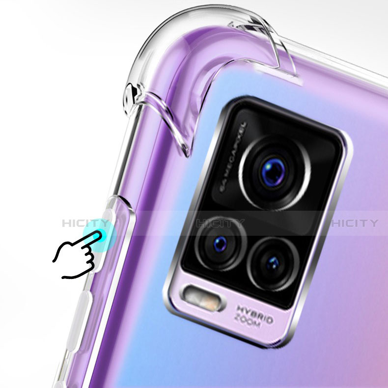 Etui Ultra Fine TPU Souple Transparente T02 pour Vivo V20 Pro 5G Clair Plus