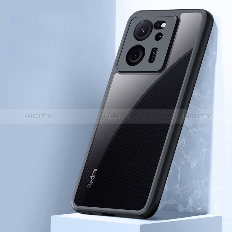 Etui Ultra Fine TPU Souple Transparente T02 pour Xiaomi Redmi K60 Ultra 5G Noir Plus