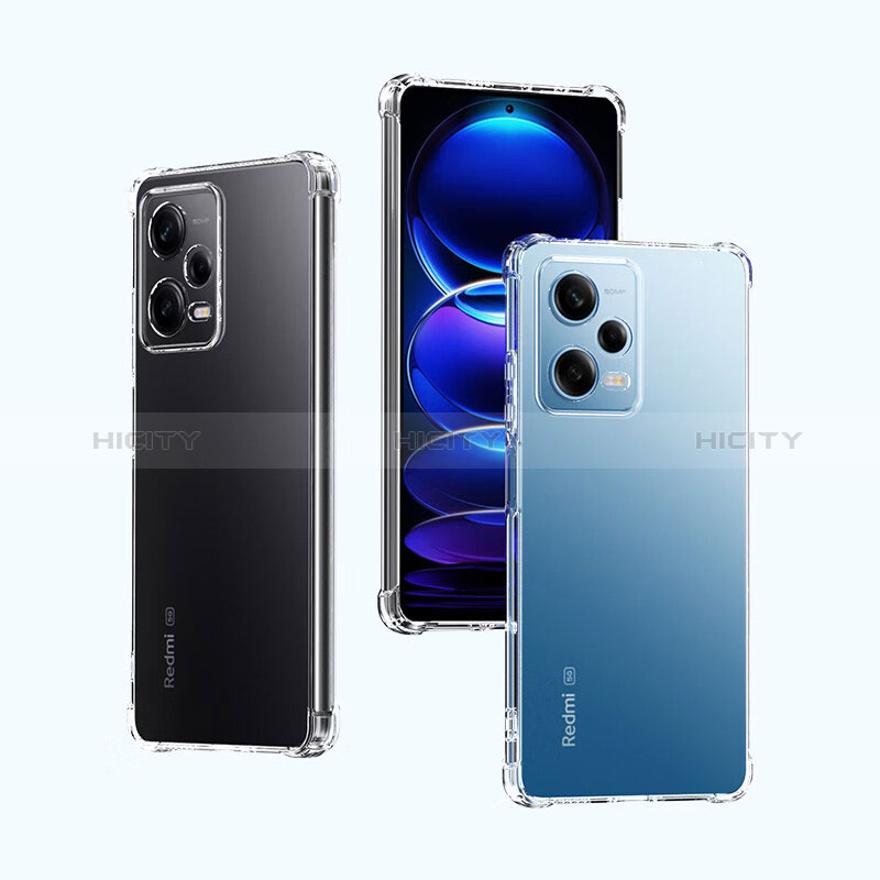 Etui Ultra Fine TPU Souple Transparente T02 pour Xiaomi Redmi Note 12 Pro 5G Clair Plus