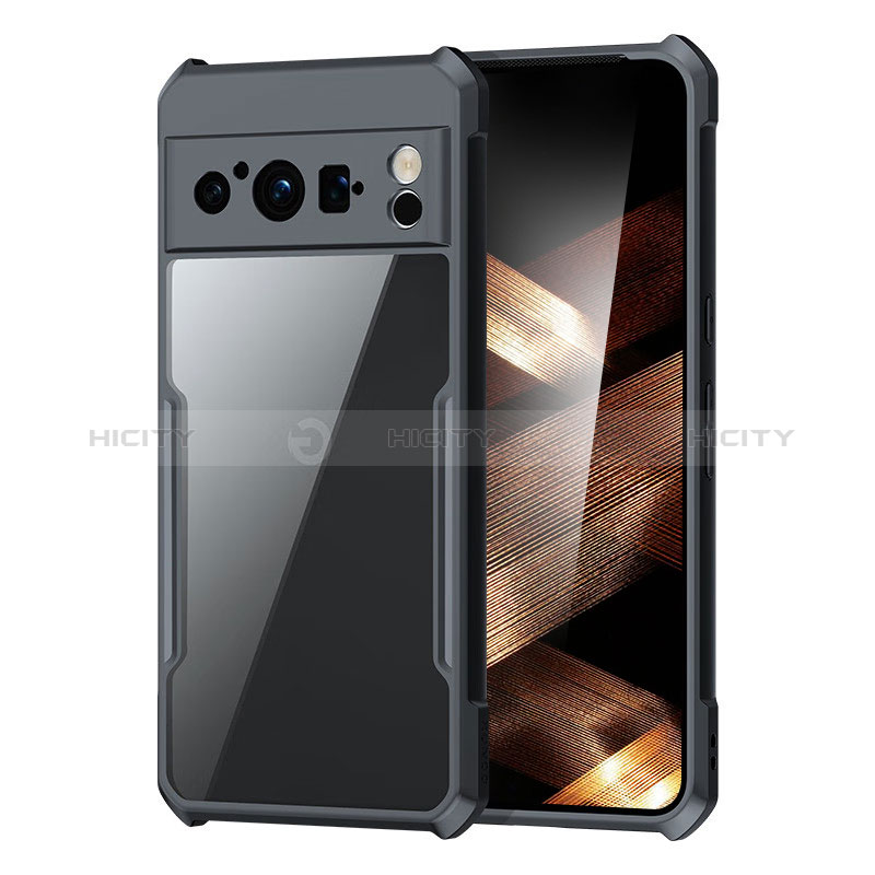 Etui Ultra Fine TPU Souple Transparente T03 pour Google Pixel 8 Pro 5G Noir Plus