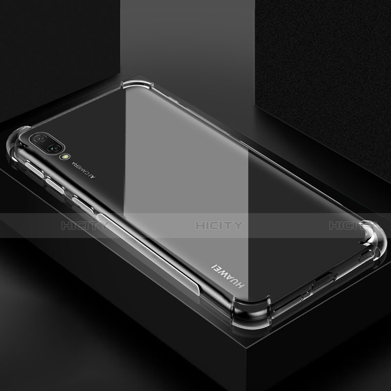 Etui Ultra Fine TPU Souple Transparente T03 pour Huawei Y7 (2019) Clair Plus