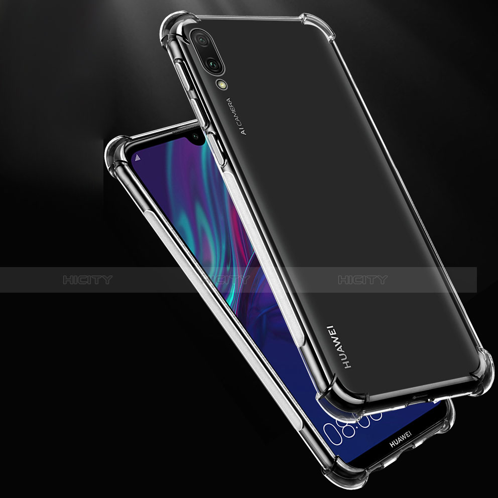 Etui Ultra Fine TPU Souple Transparente T03 pour Huawei Y7 (2019) Clair Plus