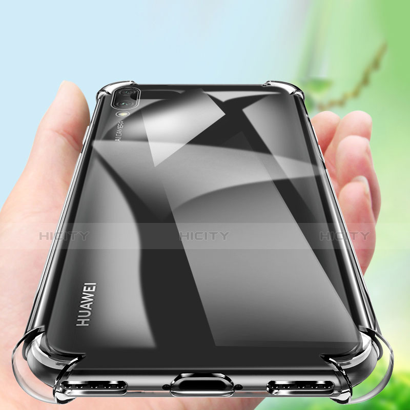 Etui Ultra Fine TPU Souple Transparente T03 pour Huawei Y7 Prime (2019) Clair Plus