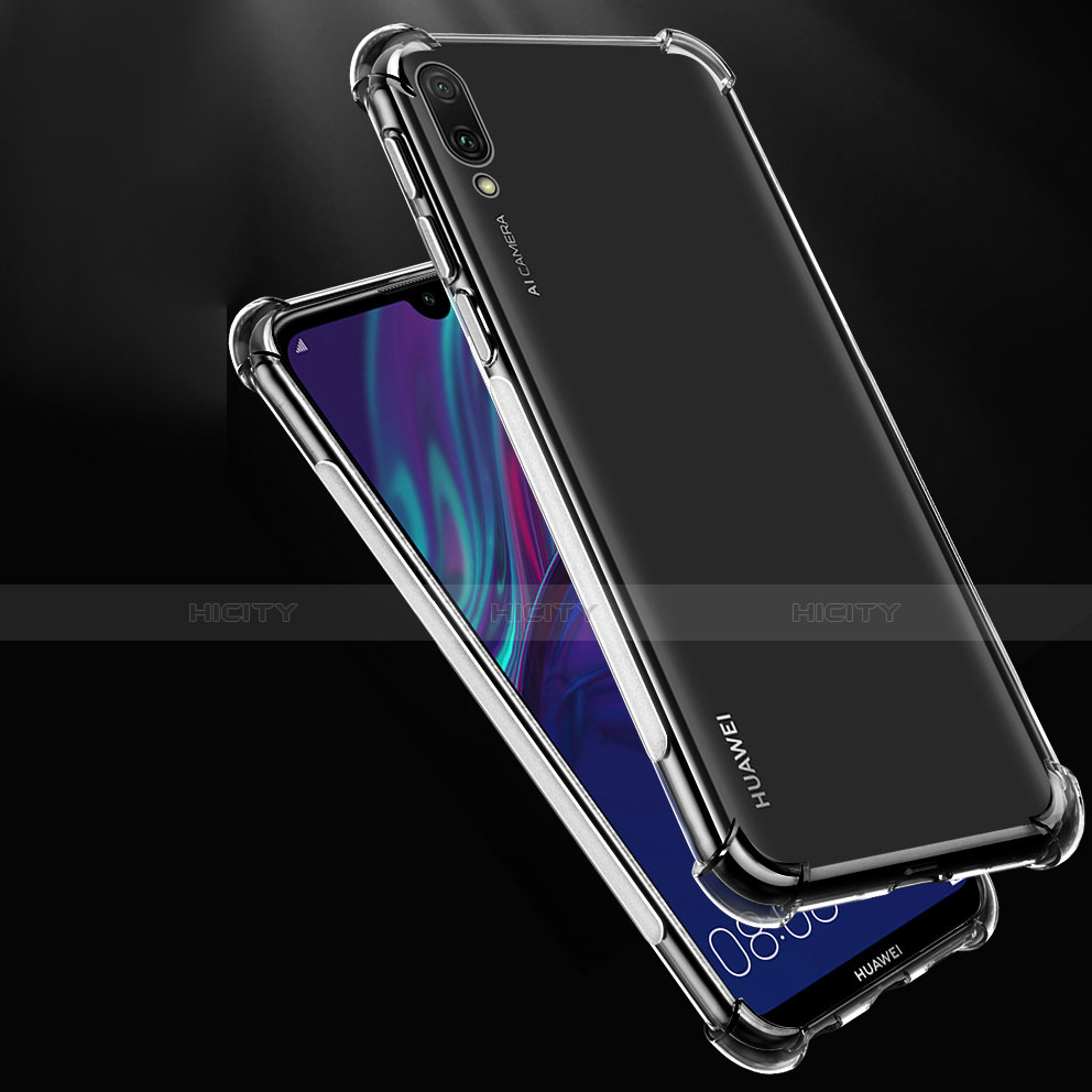 Etui Ultra Fine TPU Souple Transparente T03 pour Huawei Y7 Prime (2019) Clair Plus