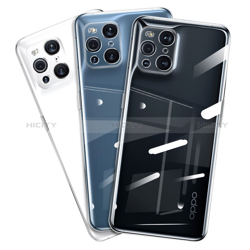 Etui Ultra Fine TPU Souple Transparente T03 pour Oppo Find X3 5G Clair Plus