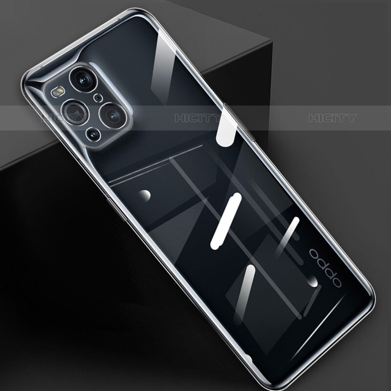 Etui Ultra Fine TPU Souple Transparente T03 pour Oppo Find X3 Pro 5G Clair Plus