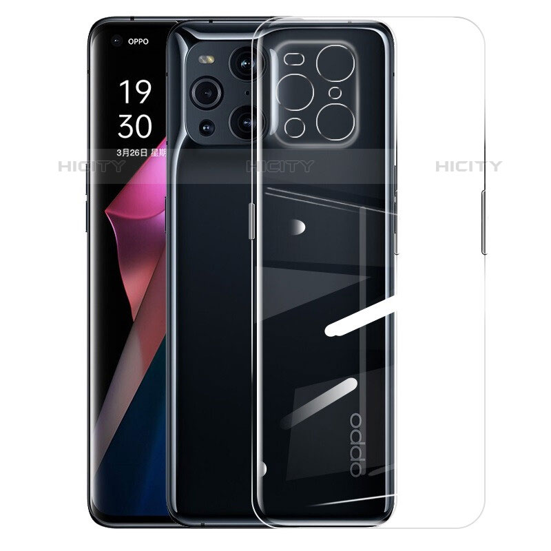 Etui Ultra Fine TPU Souple Transparente T03 pour Oppo Find X3 Pro 5G Clair Plus