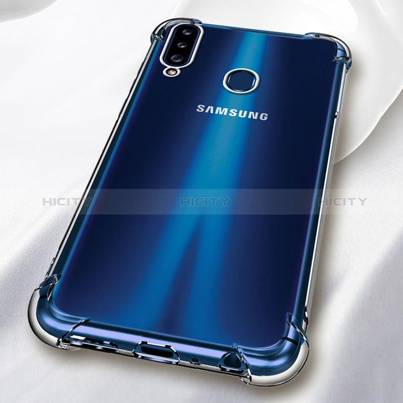 Etui Ultra Fine TPU Souple Transparente T03 pour Samsung Galaxy A20s Clair Plus