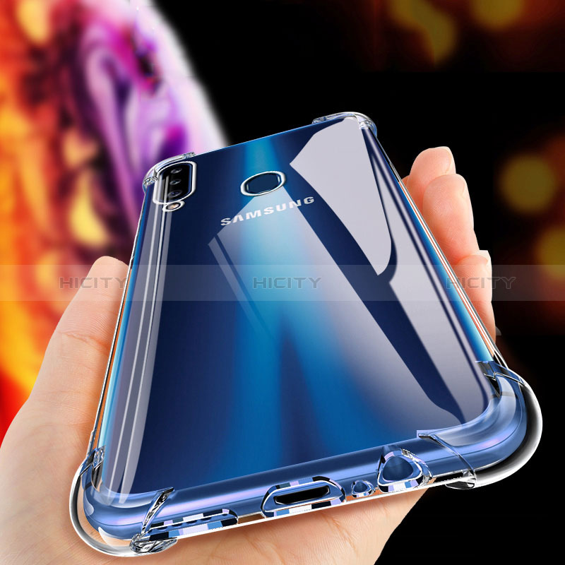 Etui Ultra Fine TPU Souple Transparente T03 pour Samsung Galaxy A20s Clair Plus