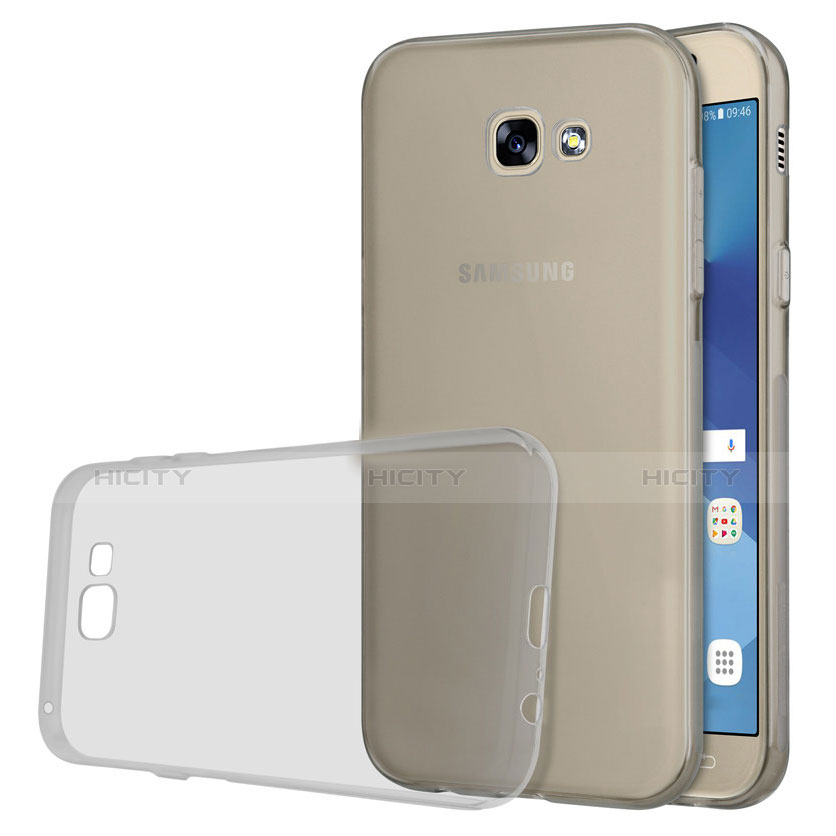 Etui Ultra Fine TPU Souple Transparente T03 pour Samsung Galaxy A5 (2017) Duos Gris Plus