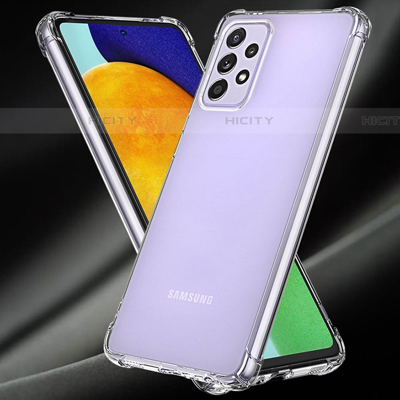 Etui Ultra Fine TPU Souple Transparente T03 pour Samsung Galaxy A52 5G Clair Plus