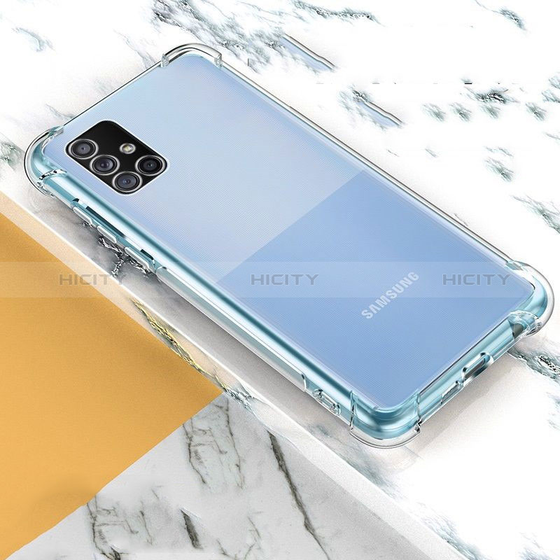 Etui Ultra Fine TPU Souple Transparente T03 pour Samsung Galaxy A71 4G A715 Clair Plus