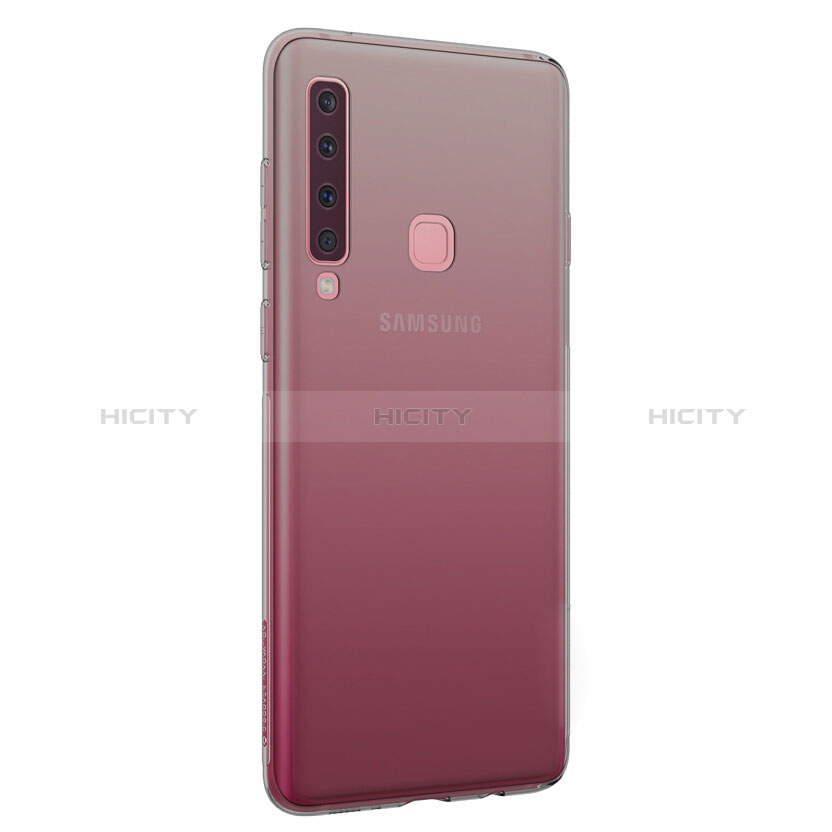 Etui Ultra Fine TPU Souple Transparente T03 pour Samsung Galaxy A9 (2018) A920 Gris Plus