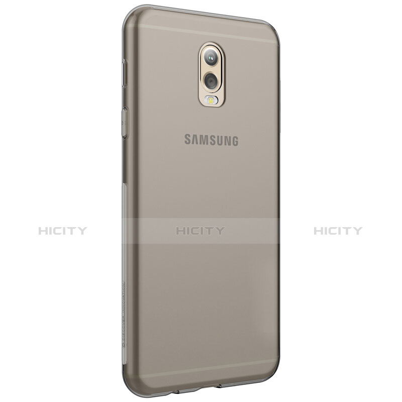 Etui Ultra Fine TPU Souple Transparente T03 pour Samsung Galaxy C7 (2017) Gris Plus