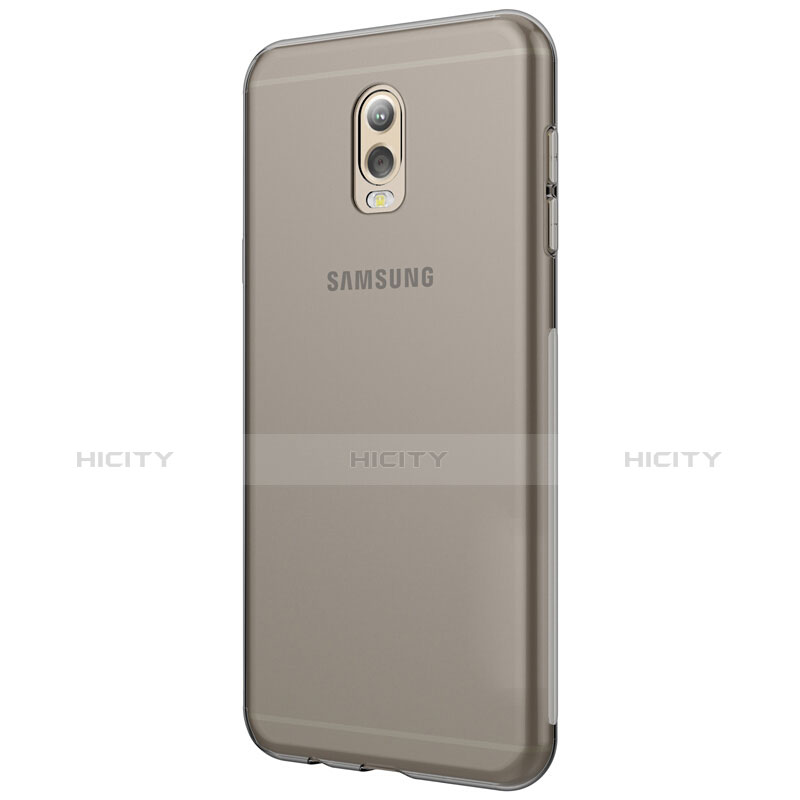 Etui Ultra Fine TPU Souple Transparente T03 pour Samsung Galaxy C7 (2017) Gris Plus