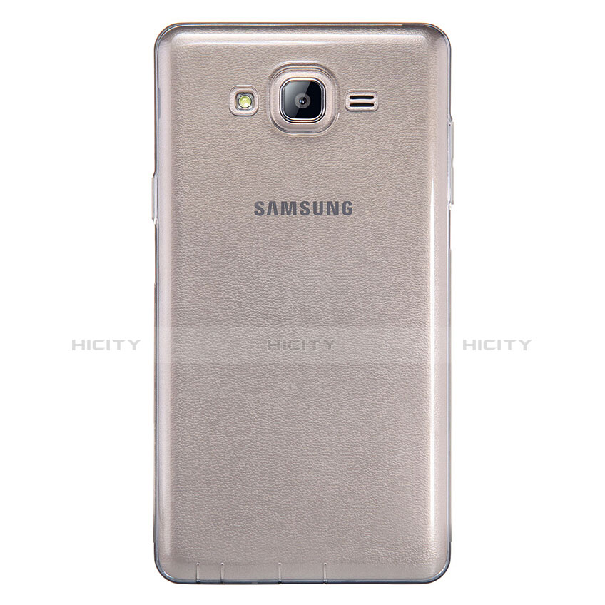 Etui Ultra Fine TPU Souple Transparente T03 pour Samsung Galaxy On7 G600FY Gris Plus