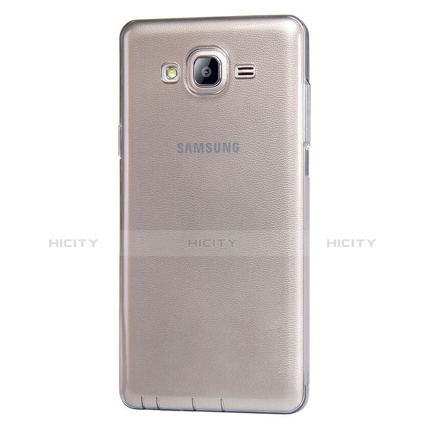 Etui Ultra Fine TPU Souple Transparente T03 pour Samsung Galaxy On7 G600FY Gris Plus