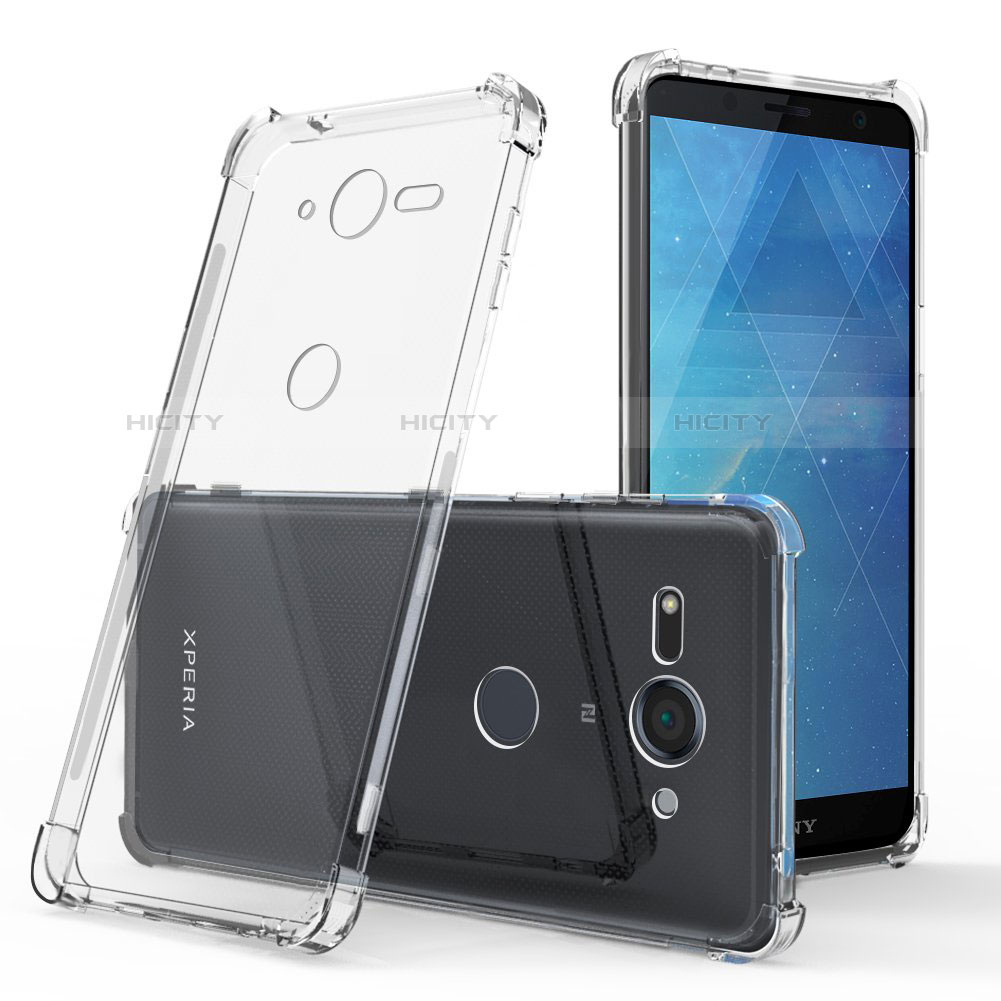 Etui Ultra Fine TPU Souple Transparente T03 pour Sony Xperia XZ2 Compact Clair Plus