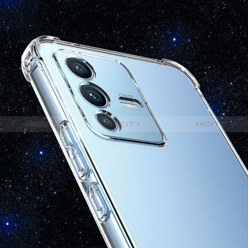 Etui Ultra Fine TPU Souple Transparente T03 pour Vivo V23 Pro 5G Clair Plus