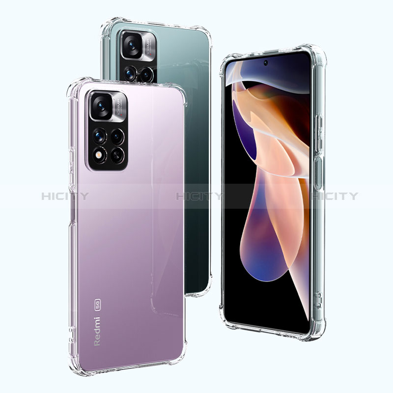 Etui Ultra Fine TPU Souple Transparente T03 pour Xiaomi Redmi Note 11 Pro+ Plus 5G Clair Plus