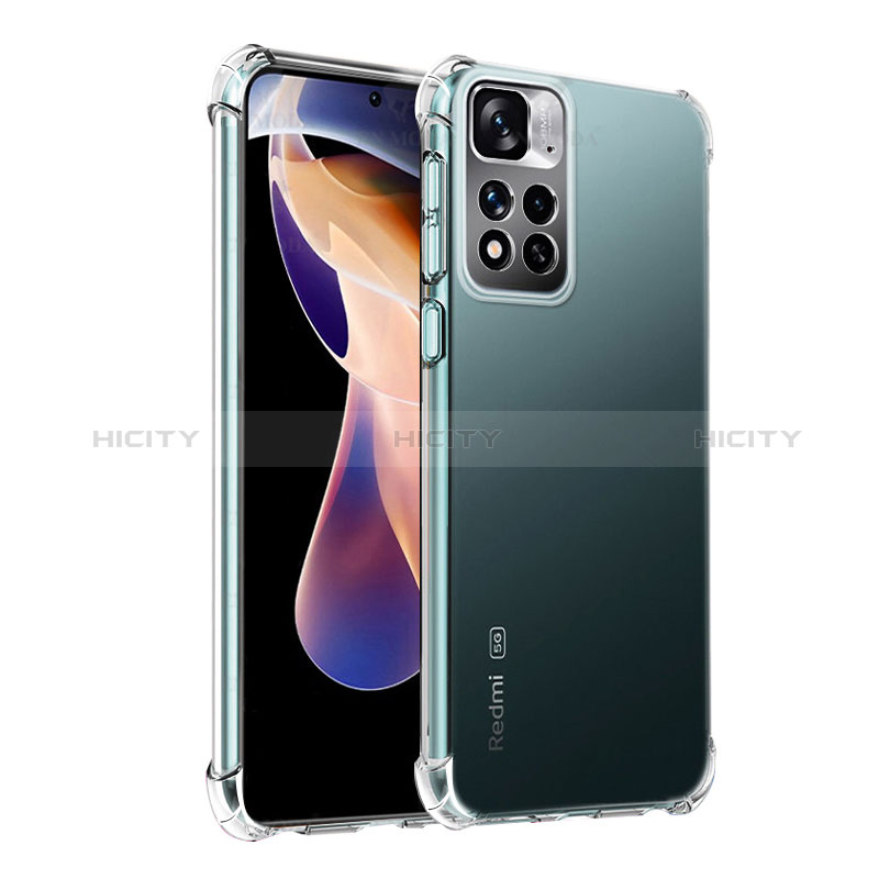 Etui Ultra Fine TPU Souple Transparente T03 pour Xiaomi Redmi Note 11 Pro+ Plus 5G Clair Plus